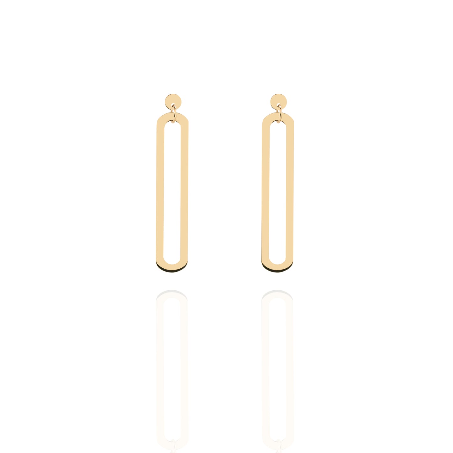 Rectangle Pendant Earrings