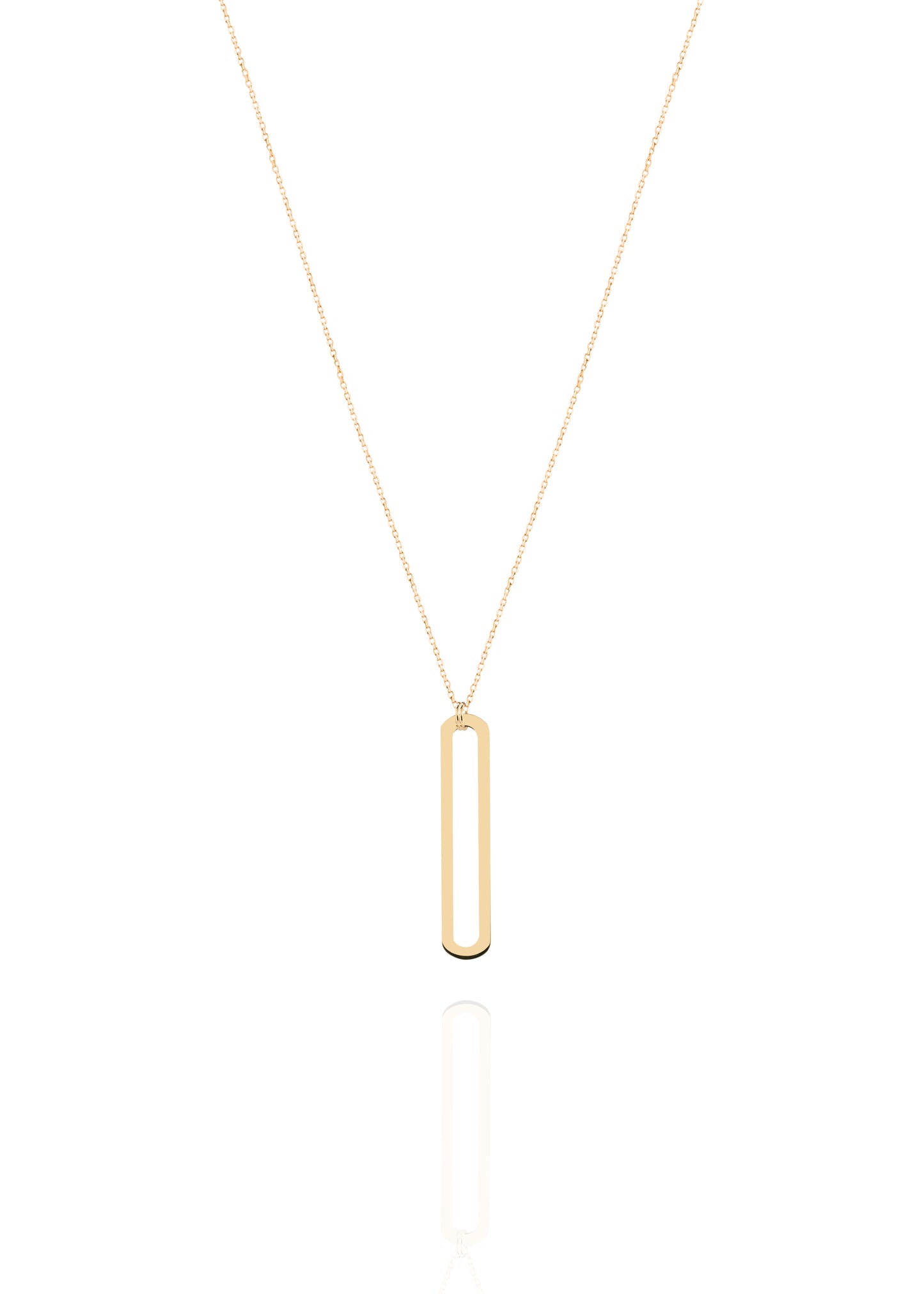 Rectangle Pendant Necklace