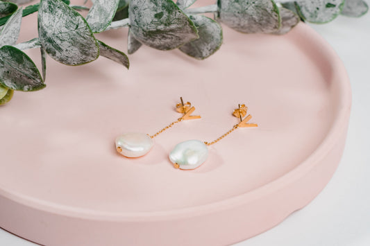 Baroque Pearl Earring