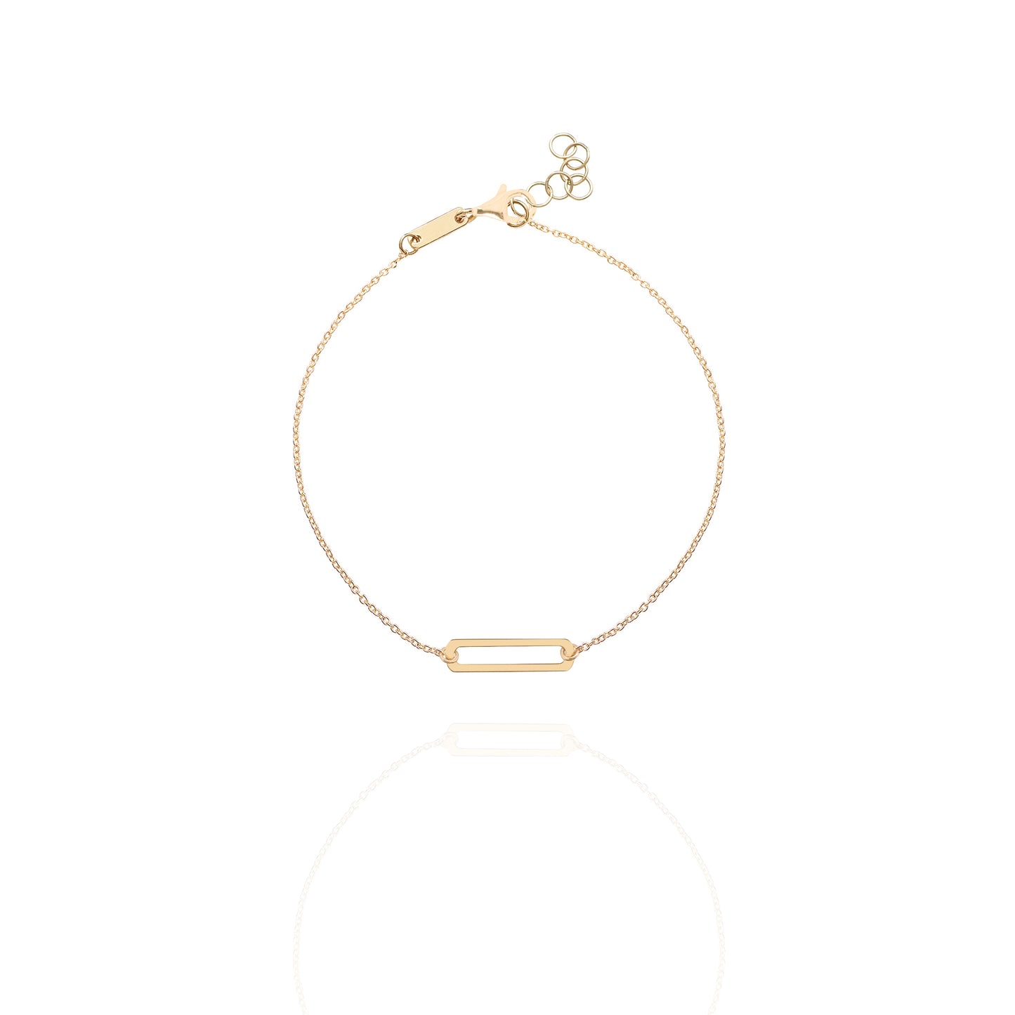 Rectangle Pendant Bracelet